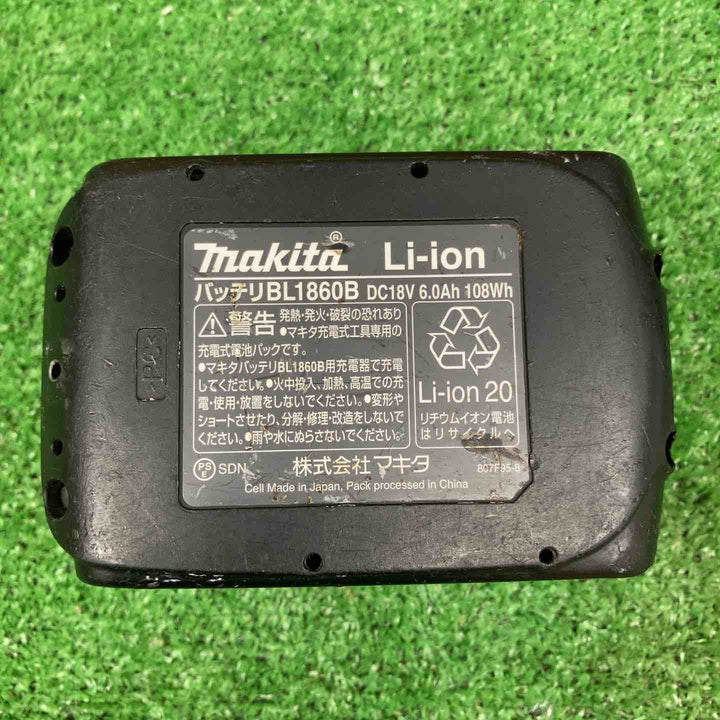 【現状品】 マキタ/makita リチウムイオンバッテリー 18V/6.0Ah BL1860B 【鴻巣店】
