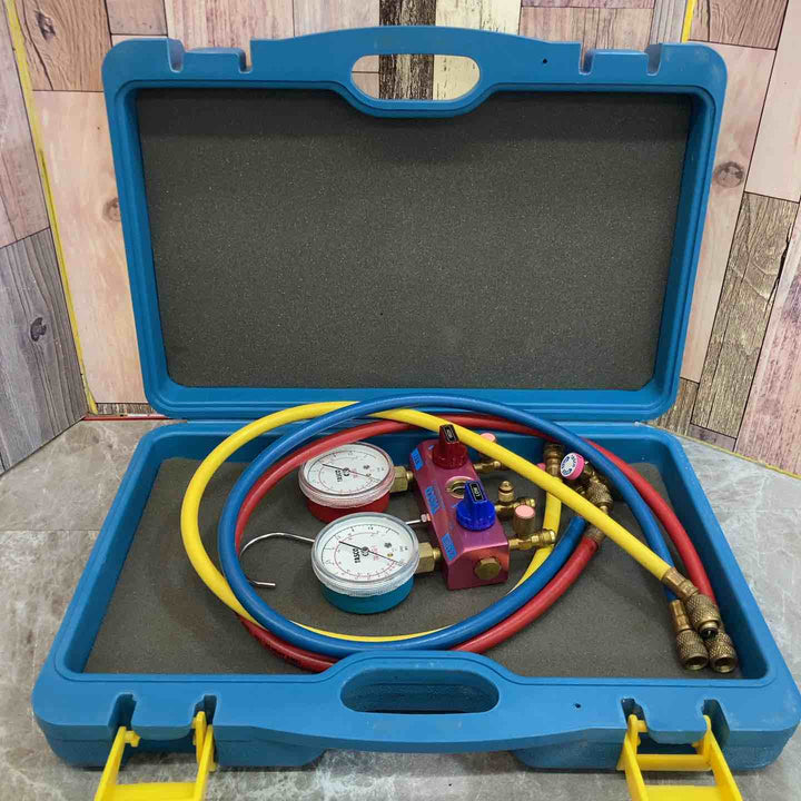 【現状品】動作未確認品 TASCO タスコ ゲージマニホールド R410A R32　TA141G-1 TA140G【八潮店】