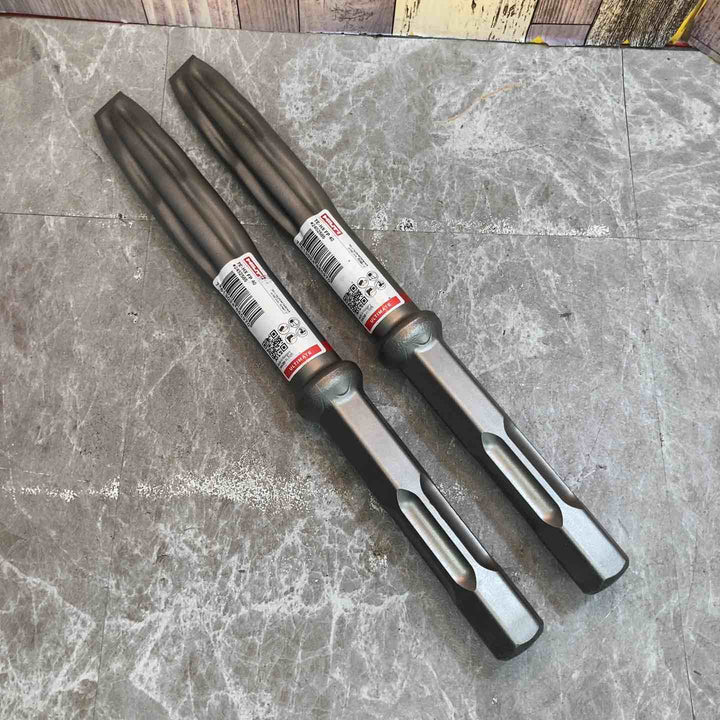 【未使用品】2本セット HILTI ヒルティ フラットポイントチゼル TE-HX FP 40【八潮店】