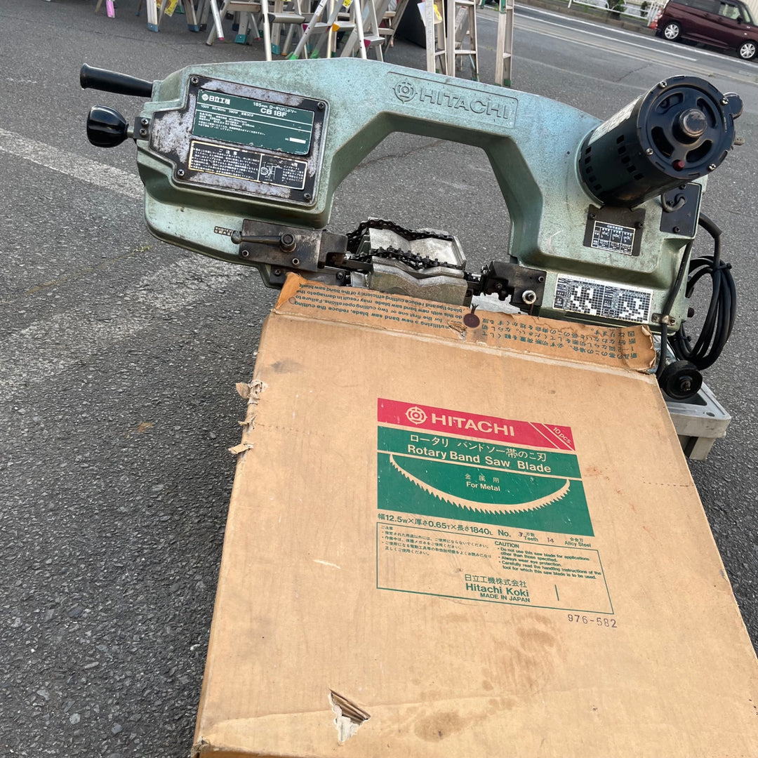 【中古品/店頭受取り限定】◇ハイコーキ(HIKOKI ※旧:日立工機) ロータリバンドソー CB18F 替刃10本付【東大和店】