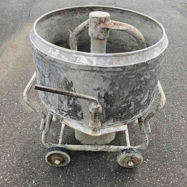 ◇現状品・【店頭受取り限定】◇メーカー不明 モルタルミキサー 撹拌機 約50～60L？ コンクリートミキサー【岩槻店】