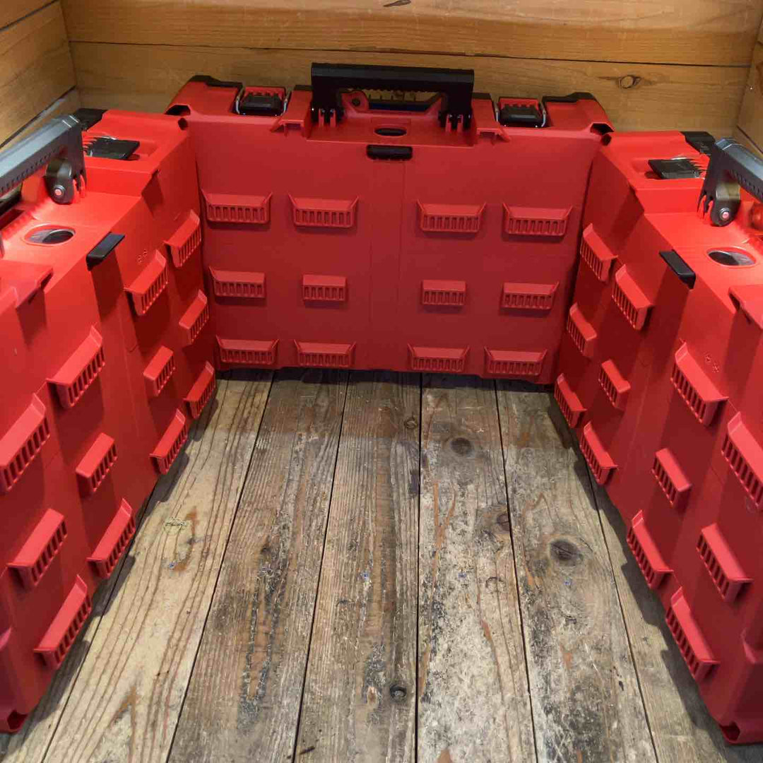 【美品】ミルウォーキー(Milwaukee) パックアウト ツールボックスMサイズ 48-22-8450　3個セット【所沢店】