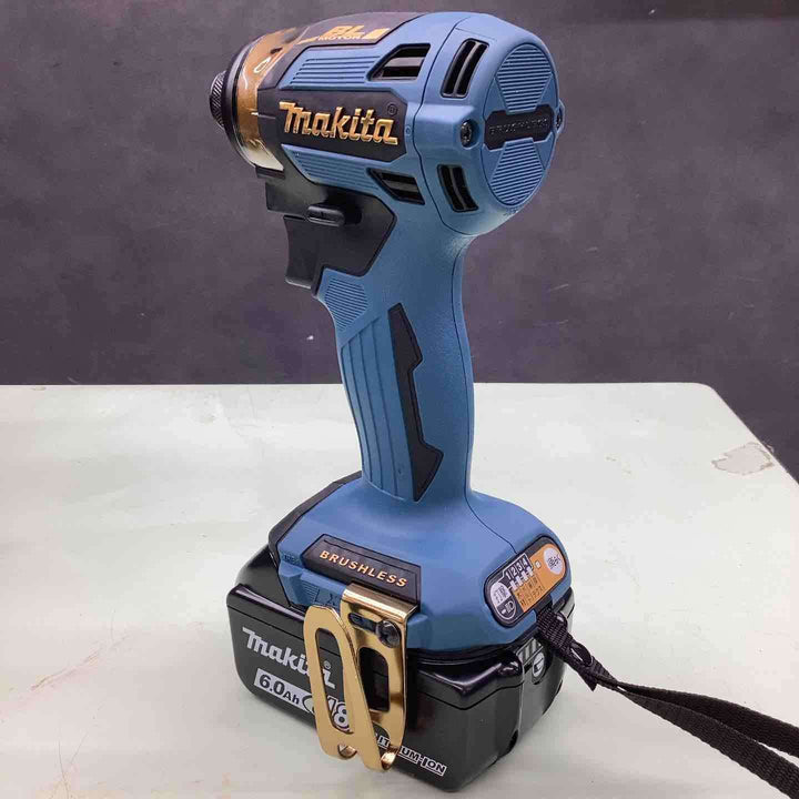 【未使用】マキタ(makita) コードレスインパクトドライバー TD173DGXPB LXT20周年記念限定カラー  プレミアムブルー【川越店】