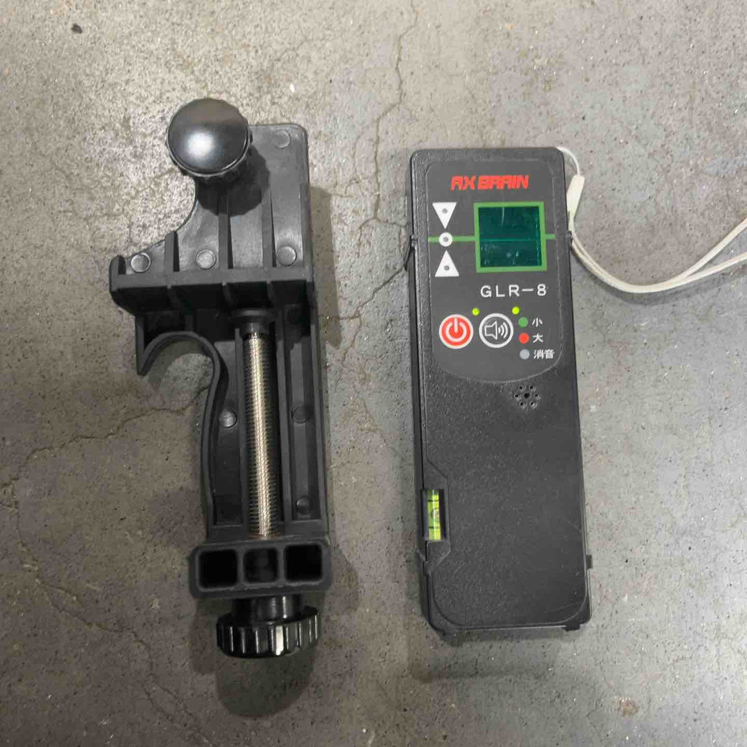 アックスブレーン(AX BLANE) フルライングリーンレーザー円錐ミラー墨出し器 LVG-8CM 受光器付き　レーザー墨出し器【川口店】