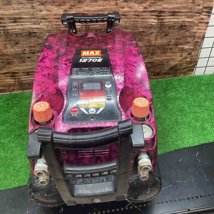 マックス(MAX) エアコンプレッサー AK-HH1270E ガイアピンク 動作確認済み【川越店】