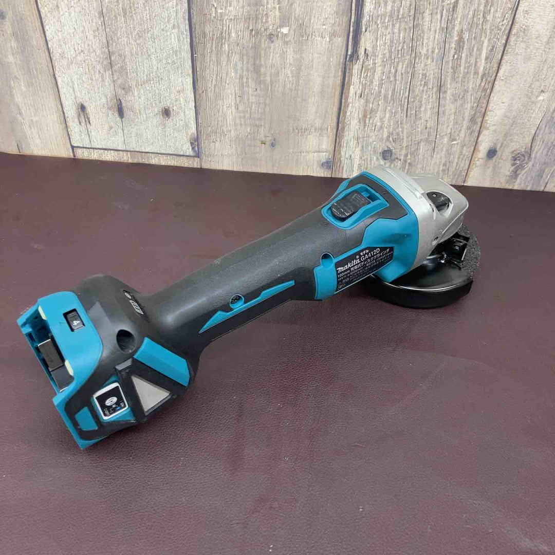【中古品】 マキタ(makita) 18V 100mmコードレスディスクグラインダ GA412DZ 本体のみ 【東大和店】