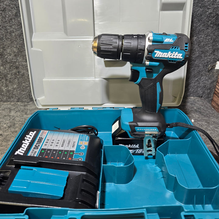 【美品※バッテリ1個】マキタ(makita) コードレス振動ドリルドライバー HP487DRG【桶川店】