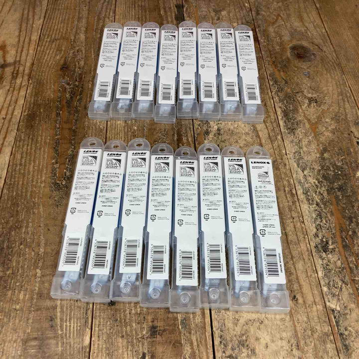 レノックス(LENOX) レシプロソー セーバーソー 替刃 金属用 150mm LXJP614R*8 100mm LXJP418R*2 LXJP414R*6 まとめ [計80枚入]【所沢店】