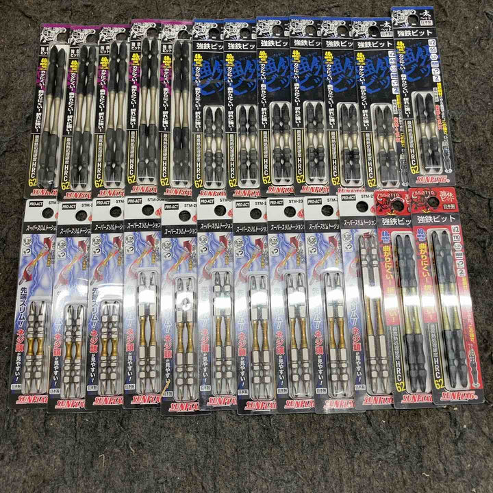 【未使用品】 ANEX/新亀製作所 インパクトビット(+2) 73パック 2本入 (計146本) 18V・40V対応 【鴻巣店】