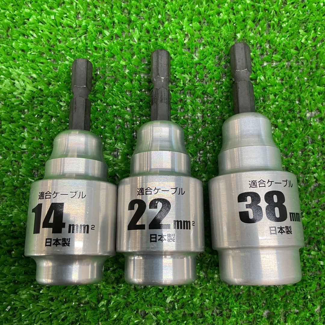 【中古美品】タジマ ムキソケCVアジャスター ビニール絶縁電線用皮剥き 14/22/38セット DK-MS3SAJSET【電材館越谷店】