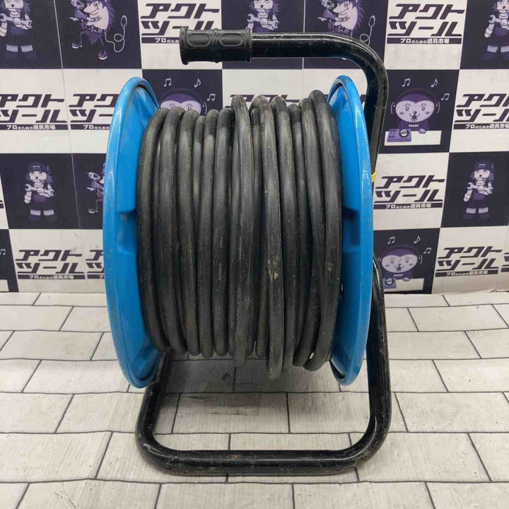 ◇日動 電工ドラム 防雨ELB付 NPW-EB33 30ｍ コードリール【所沢店】