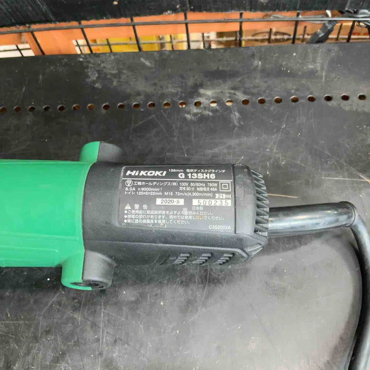 ☆ハイコーキ(HIKOKI ※旧:日立工機) 125mmディスクグラインダ G13SH6【草加店】