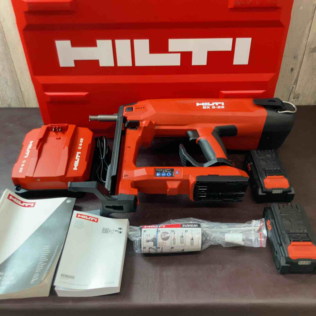 【中古美品】 ヒルティ(HILTI) コードレスコンクリートネイラー BX3-ME-22(BX3 22) 充電式コンクリートネイラ― 【東大和店】