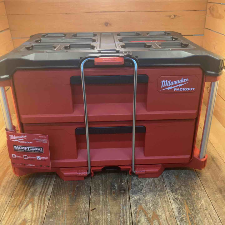 【未使用品】milwaukee ミルウォーキー PACKOUT 引き出し収納 2段 ツールボックス 48-22-8442D【所沢店】