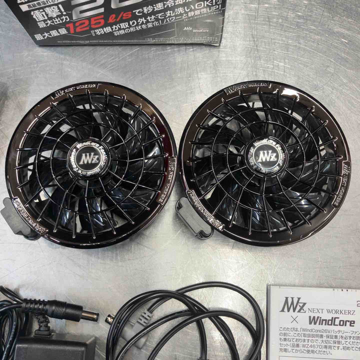 【中古美品】 WindCore(ウィンドコア) 26Vバッテリー・ファンセット WZ4670　2025年モデル 【東大和店】