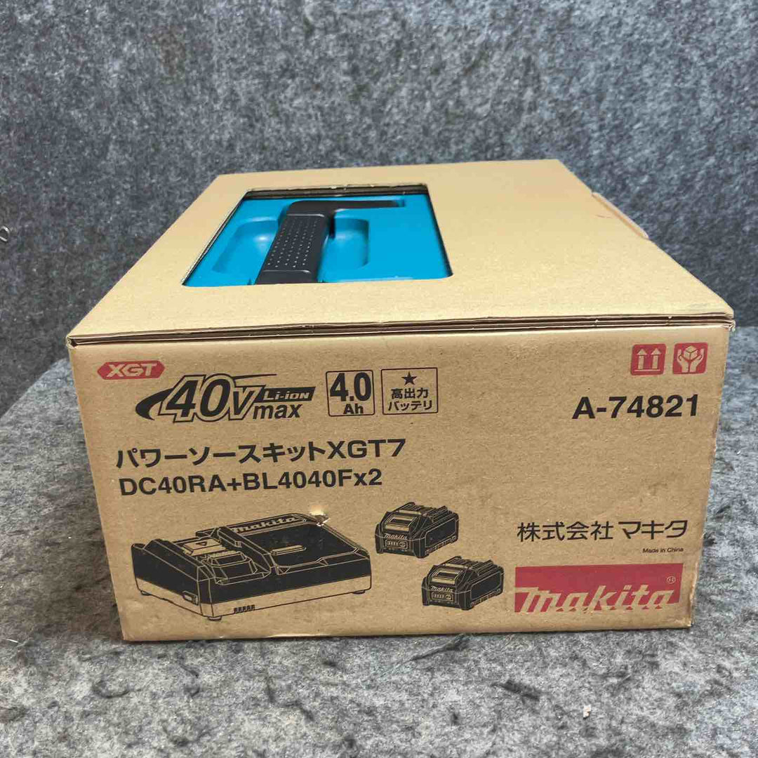 ★マキタ(makita) 40Vmax パワーソースキット XGT7 A-74821 高出力バッテリー BL4040F【桶川店】