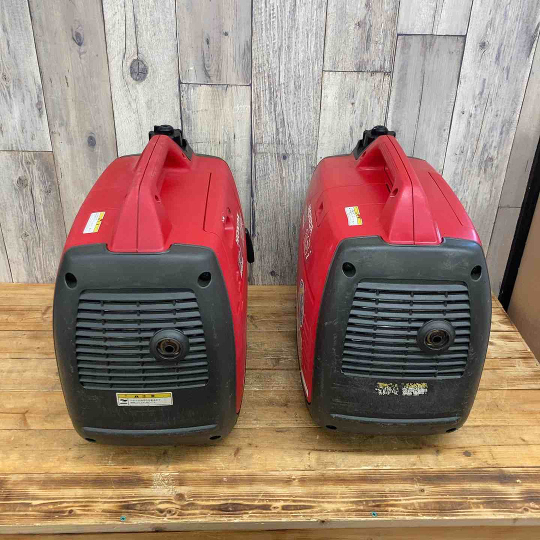 【中古品／店頭受取り限定】ホンダ(HONDA) インバーター発電機 EU16i 2個セット【東大和店】