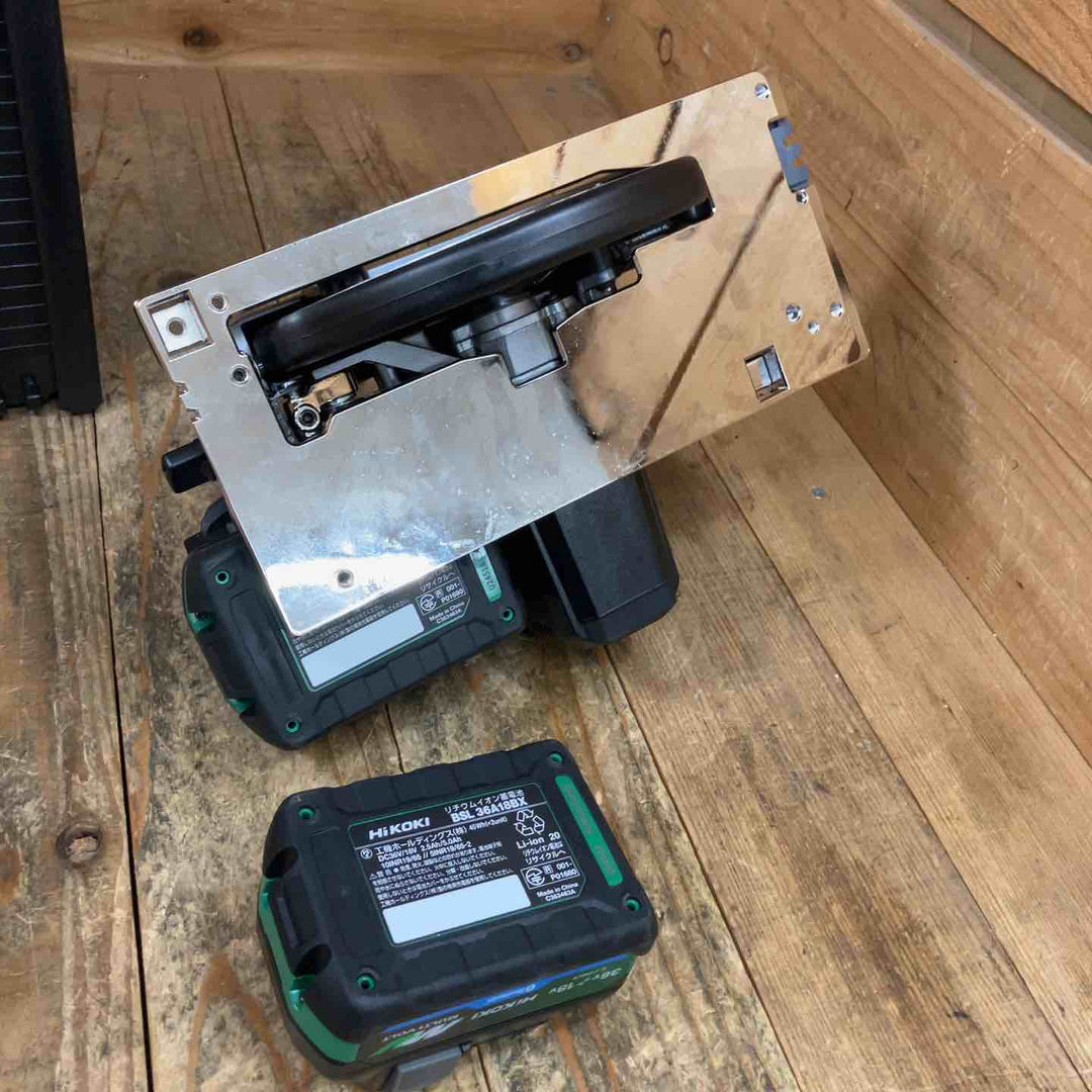 ★ハイコーキ(HIKOKI ※旧:日立工機) コードレスマルノコ C3606DB(2XPSBZ) ケース(マルチボルトバッテリーBSL36A18BX*2、充電器UC18YDL2 )【所沢店】