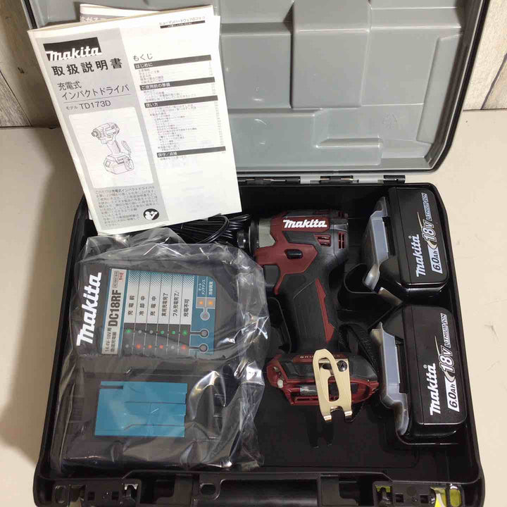 ★マキタ(makita) コードレスインパクトドライバー TD173DGXAR レッド 赤【戸田店】