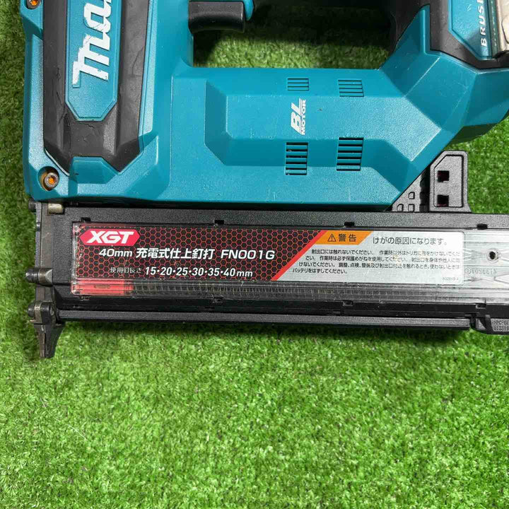 ★マキタ(makita) 40V コードレスフィニッシュネイラ FN001GRD 動作確認済み【川口店】