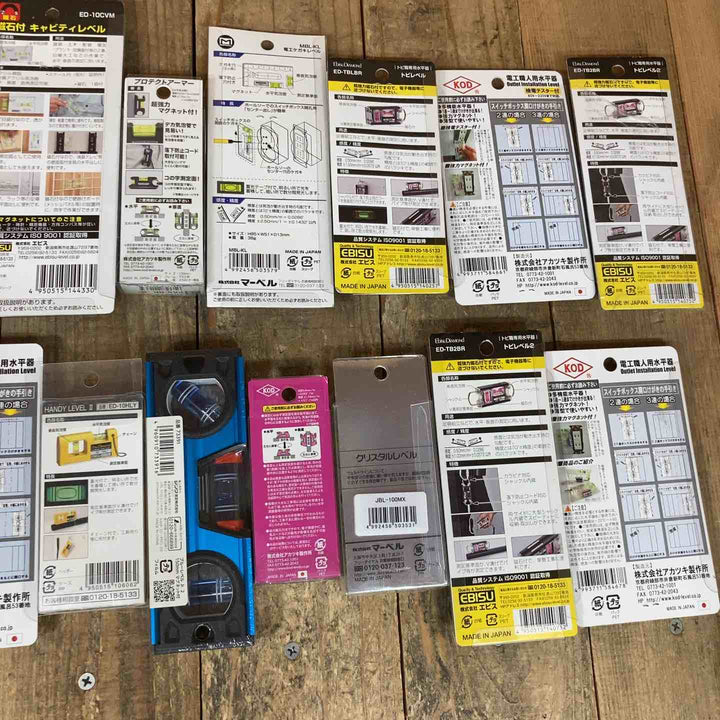【未使用品】水平器 磁石モデル マグネット付き 20個セット まとめ売り エビスダイヤモンド KOD シンワ等【所沢店】