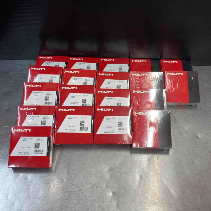 【未使用品】 ヒルティ(HILTI) 105mm ディスクグラインダー用砥石 19箱まとめ売りセット AC-P105x1.0x15SP 2144838 【東大和店】