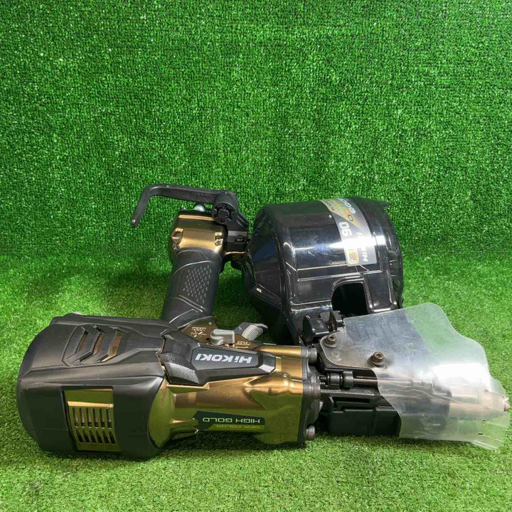 【美品】【藤沢店】 ハイコーキ(HIKOKI ※旧:日立工機) 高圧エア釘打ち機 NV90HR2(S)
