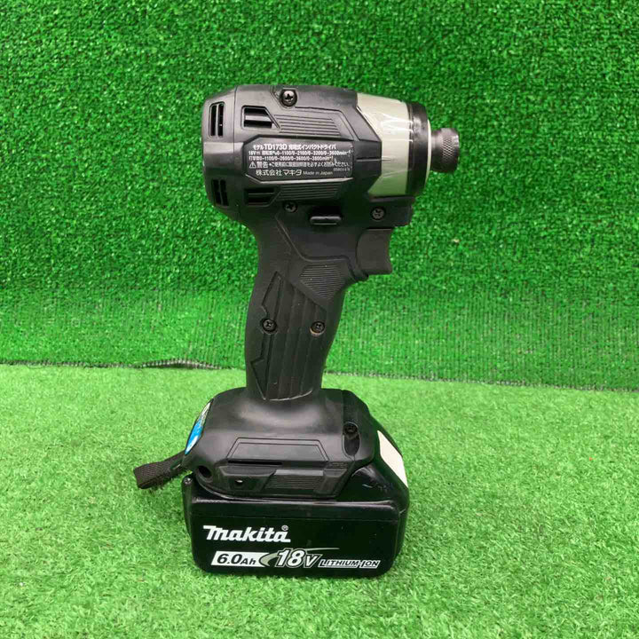 【中古品】マキタ(makita) コードレスインパクトドライバー TD173DZB 18V 6.0Ahバッテリー1個付き【桶川店】