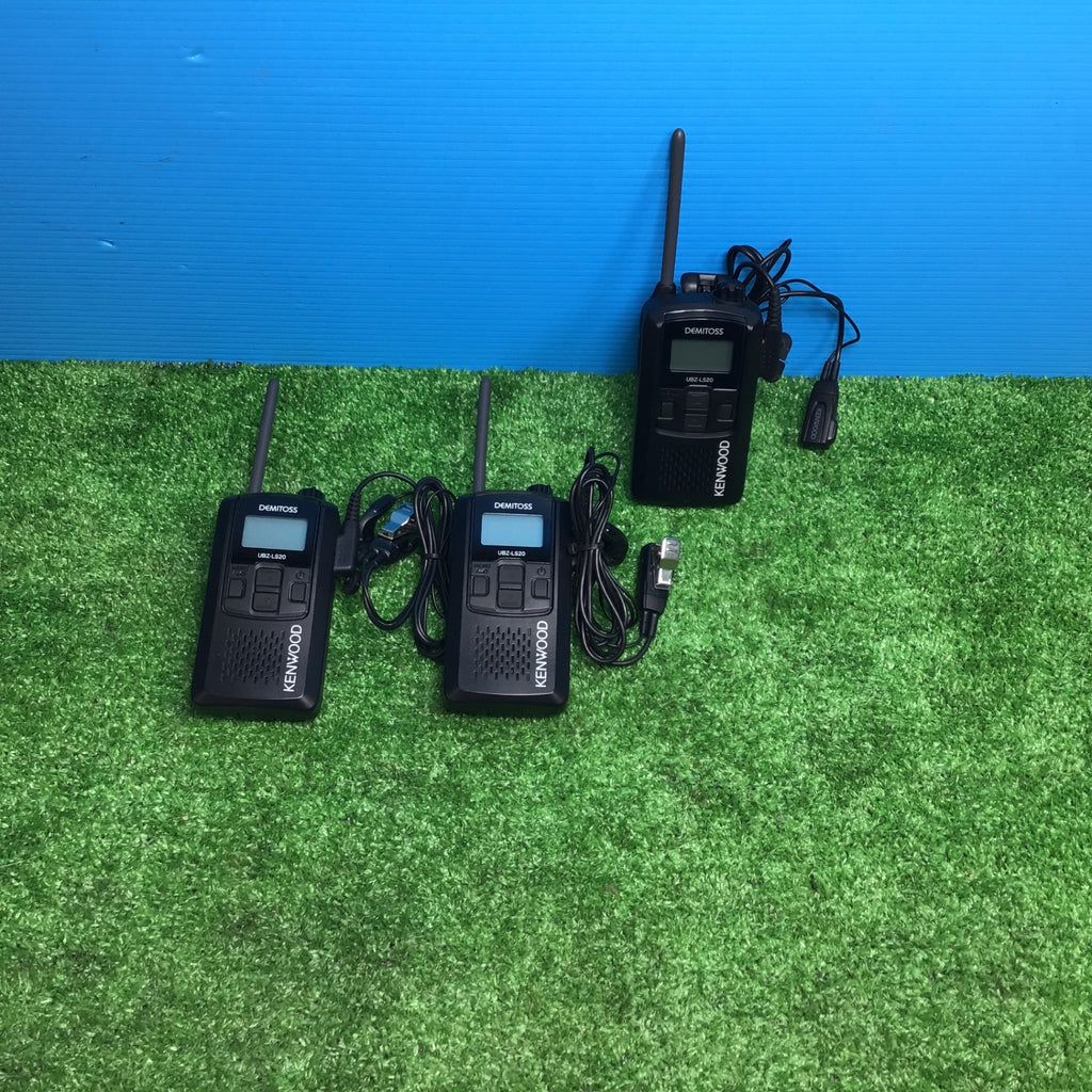 美品/中古】特定小電力トランシーバー KENWOOD UBZ-LS20 3個セット