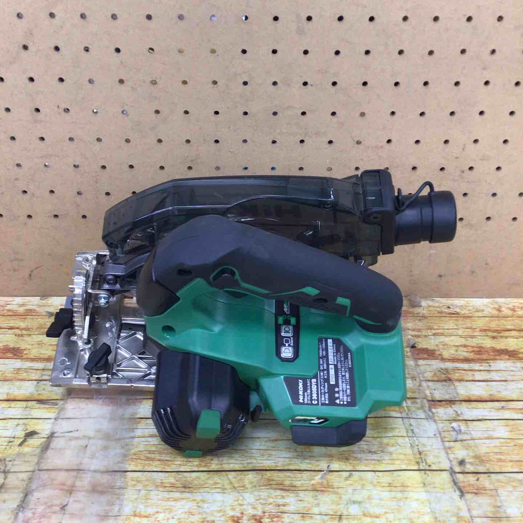 HiKOKI(ハイコーキ) 旧日立工機 36V マルチボルト コードレス 集塵丸のこ 改良型 のこ刃径 100mm/125mm兼用 Bluetooth蓄電池・充電器・システムケース4付 のこ刃別売り C3605DYB(XPS)【川崎店】