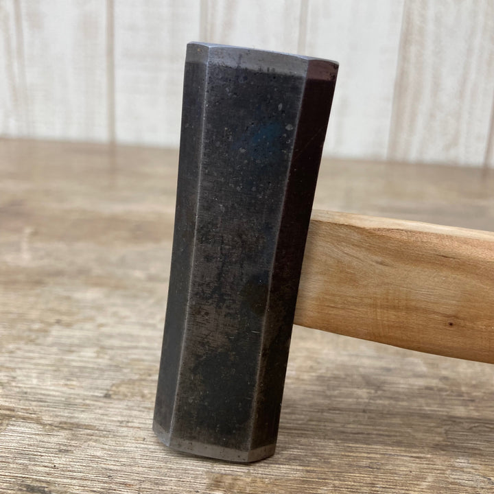 【中古美品】　「正行」銘 八角玄能 400g 100匁？ グミの木柄 玄翁 ハンマー 和工具 大工道具【柏店】