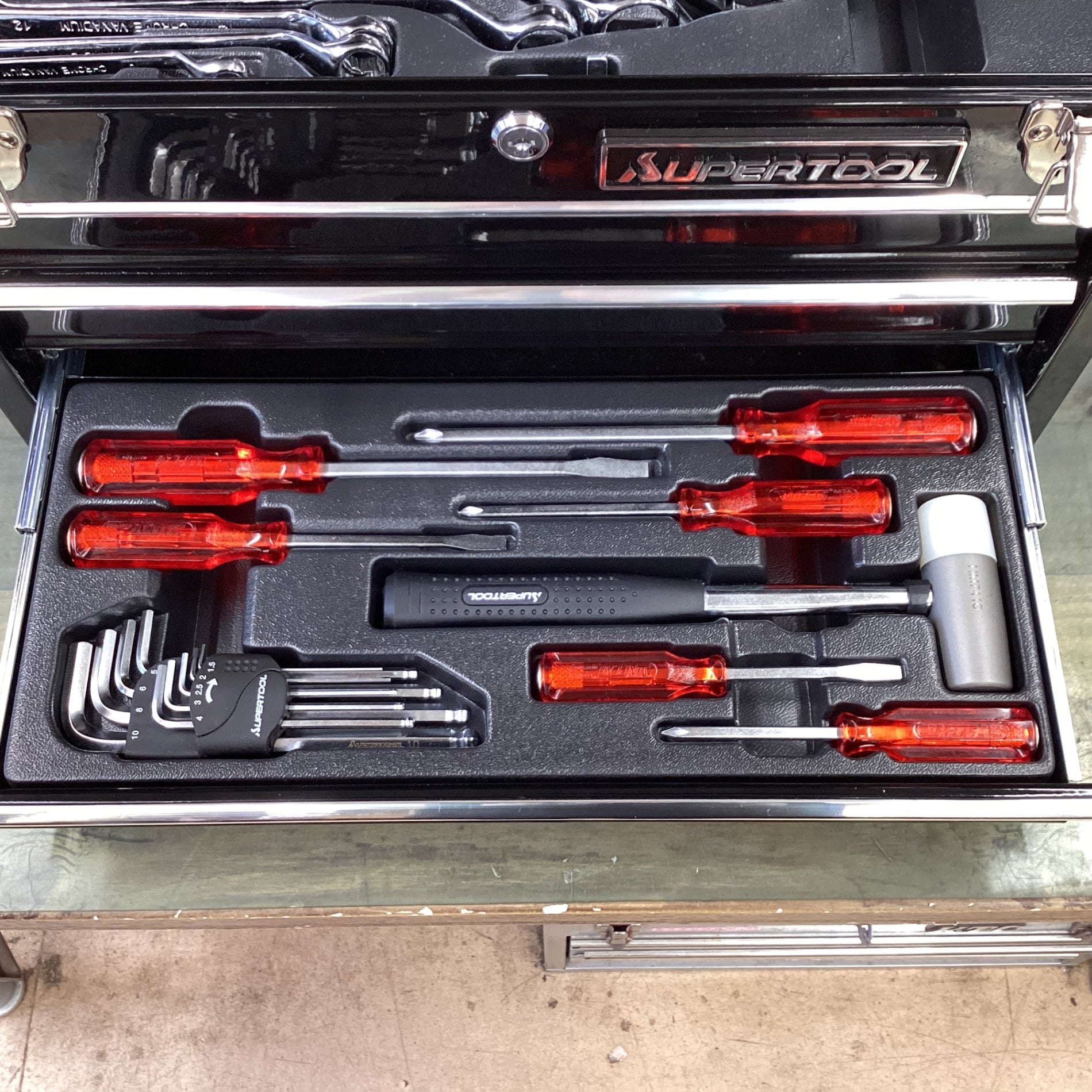 【新品】スーパーツール SUPER TOOL プロ用デラックス工具セット S7000DS 52点セット スーパーツール SUPERTOOL プロ用デラックス工具セット 12.7