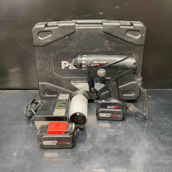 パナソニック(Panasonic) コードレスマルチハンマドリル EZ78A1LS2G-B【川越店】