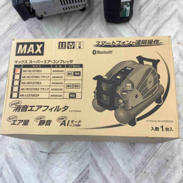 ★マックス(MAX) エアコンプレッサー AK-HL1270E3_レッド【越谷店】
