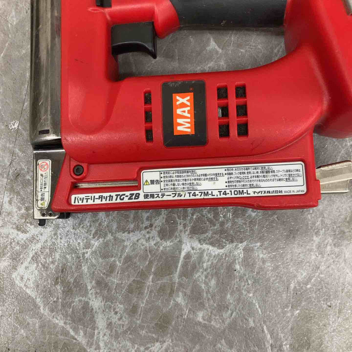 ◇マックス(MAX) コードレスタッカ TG-ZB 本体【八潮店】