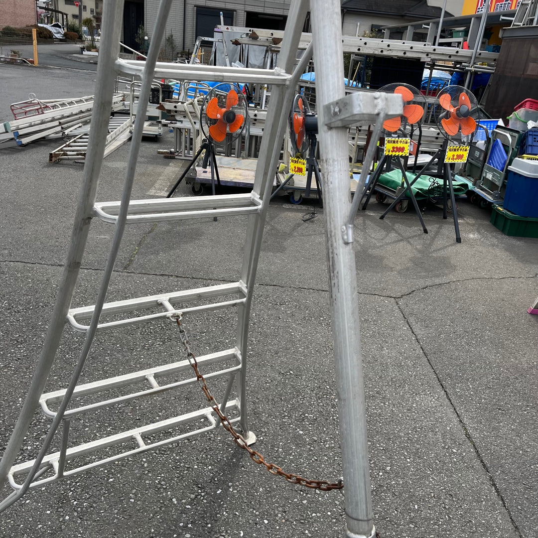 【中古品/店頭受取り限定】メーカー不明 園芸用アルミ脚立 6尺 【東大和店】