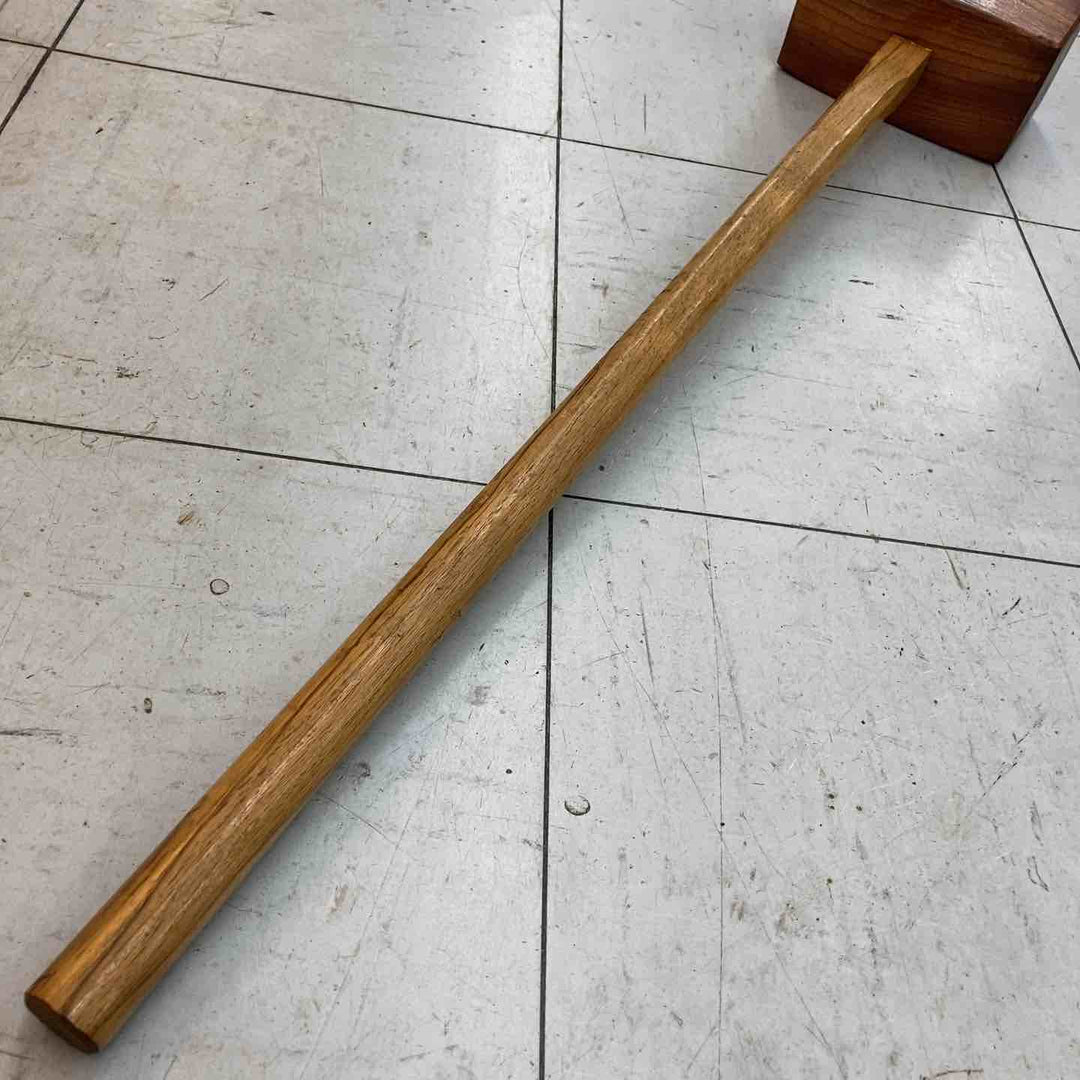【中古美品】 木槌 木製ハンマー ＊全長約900mm 【鴻巣店】