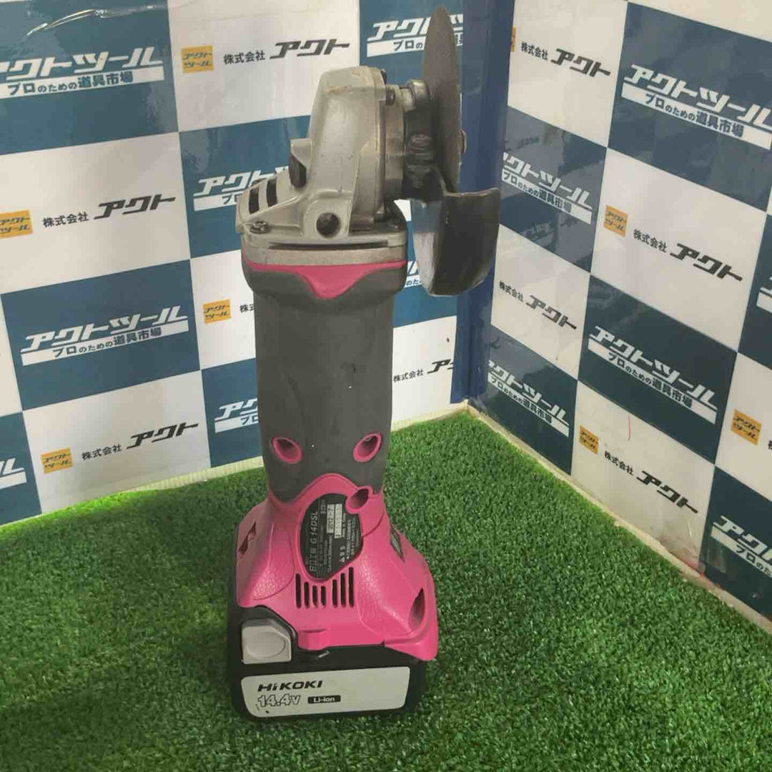 ◇ハイコーキ(HIKOKI ※旧:日立工機) コードレスディスクグラインダ G14DSL(SLCK)【草加店】
