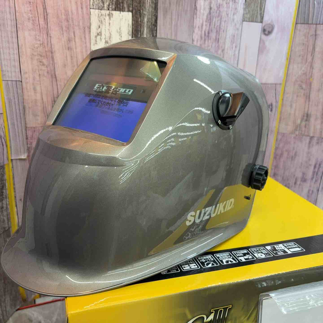 ◇SUZUKID Eyeborg αII 溶接面 ヘルメット EB-200A2型【八潮店】