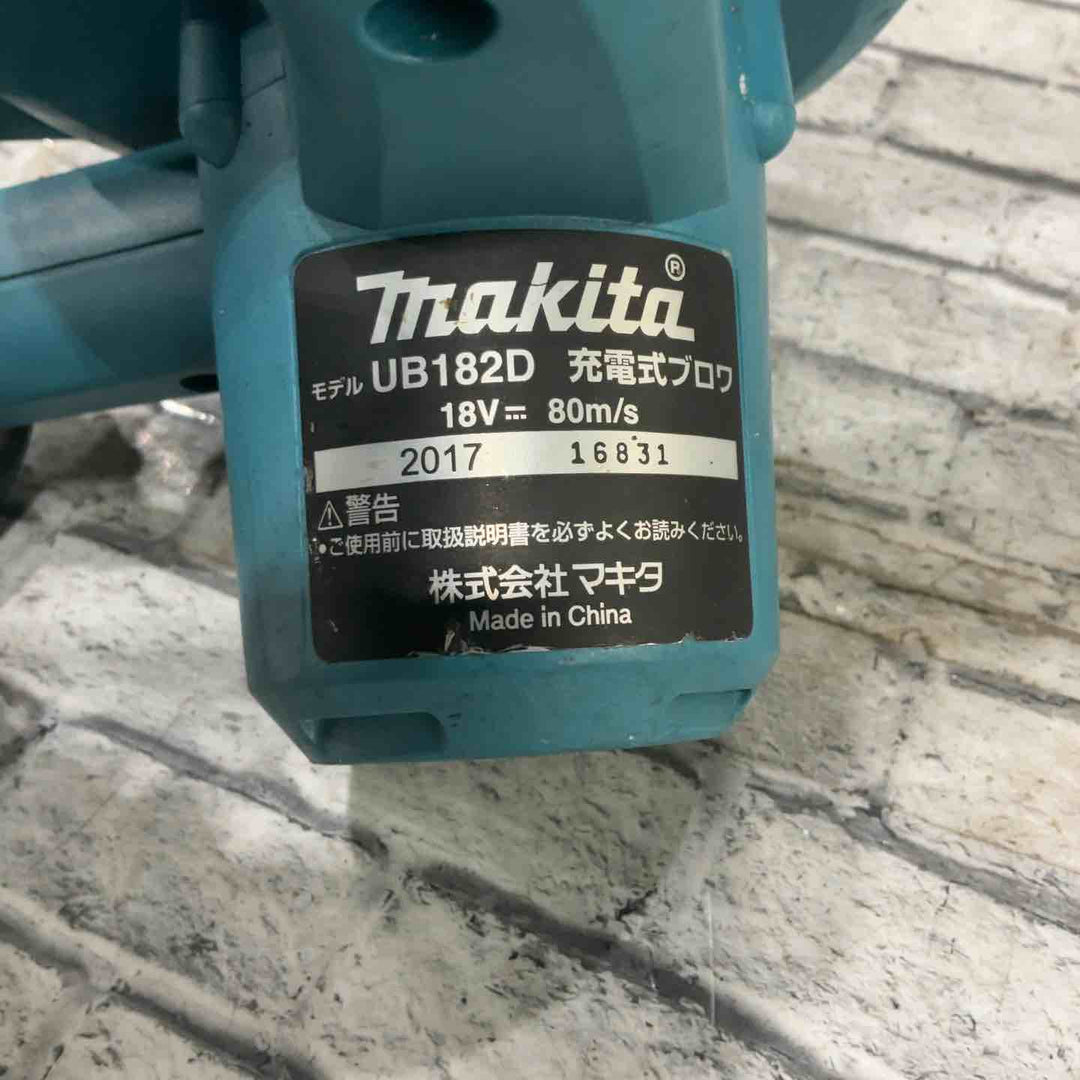 ☆マキタ(makita) コードレスブロワ UB182DZ【川口店】