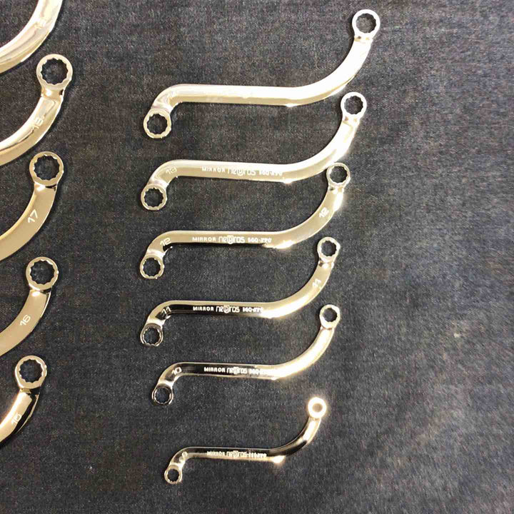 KTC ネプロス S字メガネレンチNM12-08,10,11,12,13,14,15,16,17,18,19 11本セット【八潮店】