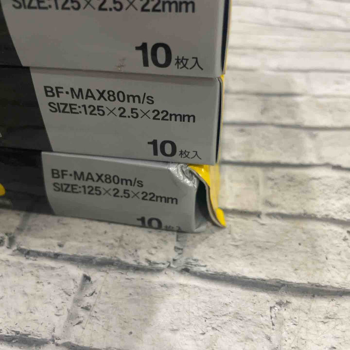 レジトン 切断砥石 EX EXTRA CUT 125mm 金属用 1箱10枚入り×10箱セット※箱傷みあり【川口店】
