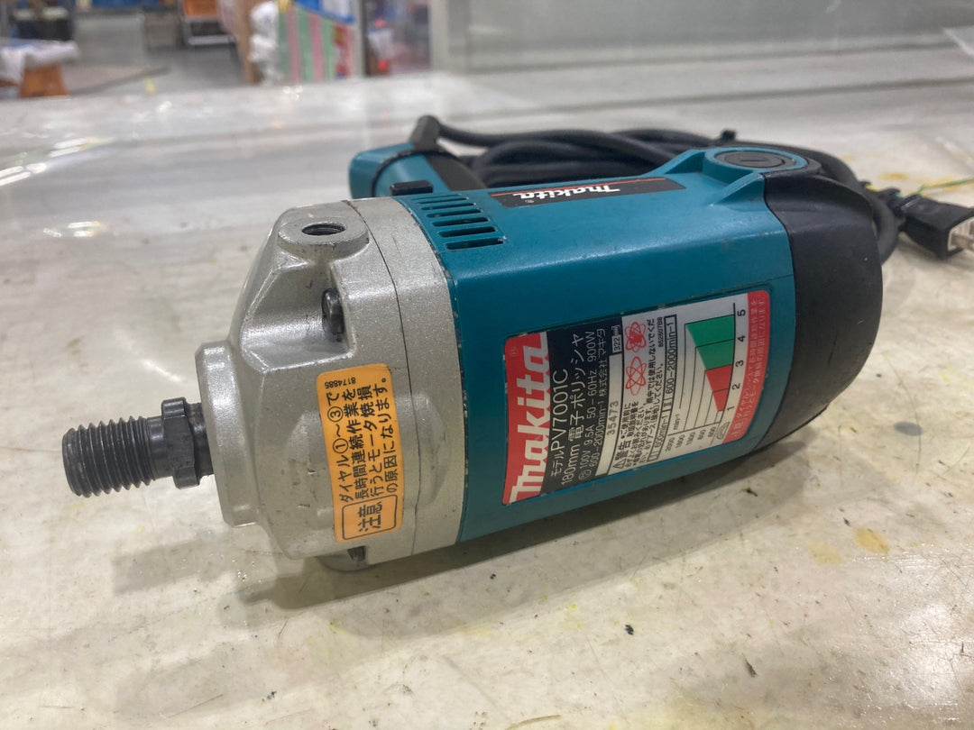 〇マキタ(makita) 180mm電子ポリッシャ PV7001C　ウールパッド 180mm  スポンジ180mm　回転数：600～2,000min-1　【川口店】