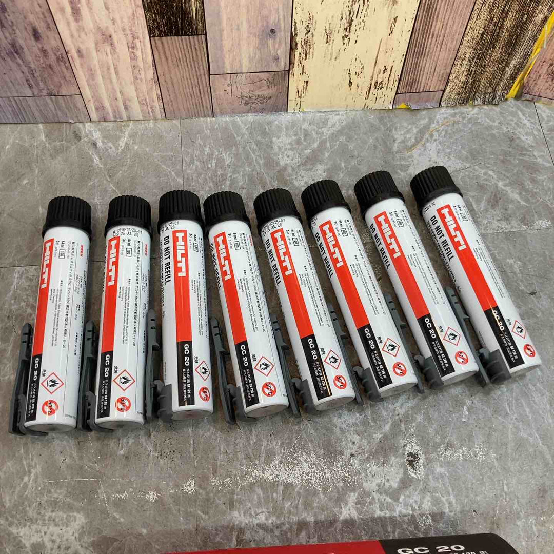②◇HILTI/ヒルティ　GX120用 ガス缶 GC20 8本セット 長期保管品【八潮店】
