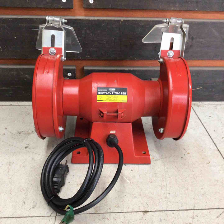 【現状品】 KENOH 両頭グラインダー TG-125B 【鴻巣店】