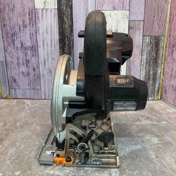【中古品】マキタ makita 18V 125㎜ コードレス丸のこ HS471DZB サブベース歪みあり【八潮店】
