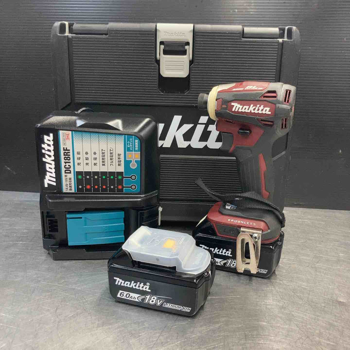 【中古品】 マキタ(makita) 18V コードレスインパクトドライバー TD172DGXAR レッド/赤 フルセット品 【東大和店】