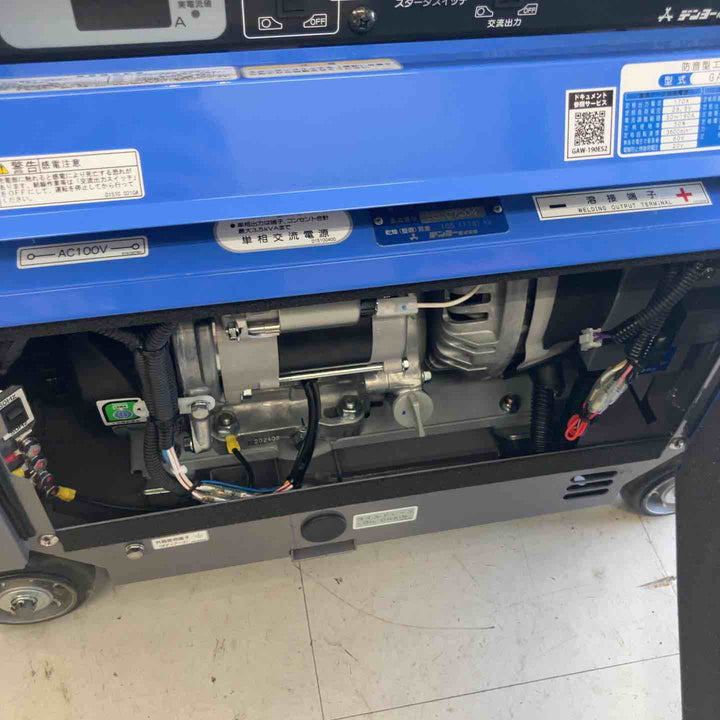 【店頭受取り限定】★デンヨー(Denyo) エンジンウェルダー GAW-190ES2 ガソリン未給油。エンジンオイル給油済み。保管品【鴻巣店】