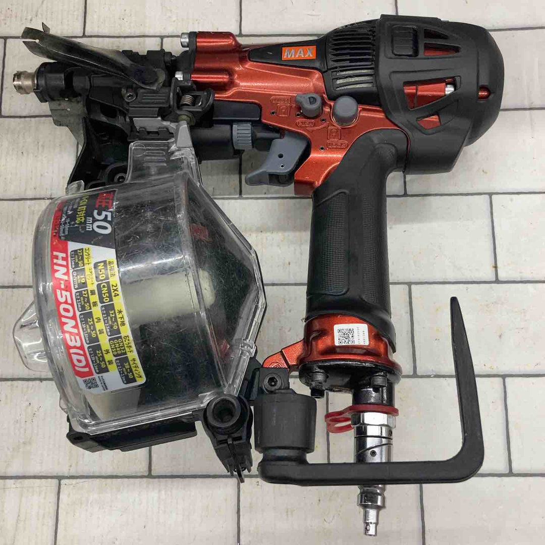 ★マックス(MAX) 高圧エア釘打ち機 HN-50N3(D)-R【所沢店】