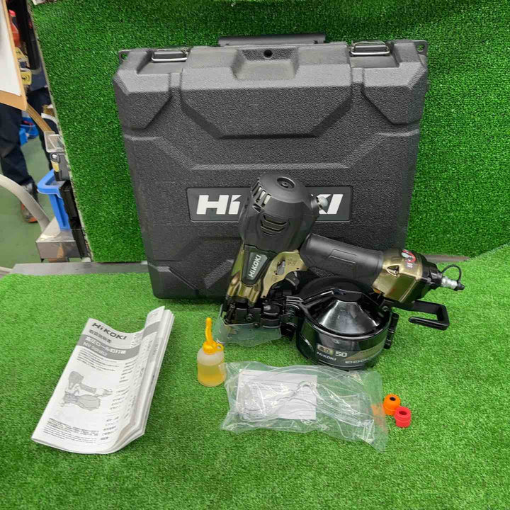 ★ハイコーキ(HIKOKI ※旧:日立工機) 高圧エア釘打ち機 NV50HR2(S)【桶川店】